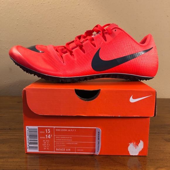 red nike track spikes